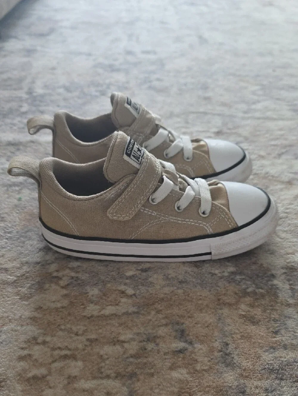 Converse Kids Tan Low Top All Star Sneakers